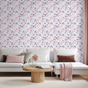 Fototapeta pastelový kvetinový vzor