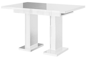 Jedálenský stôl Gilnar (lesk biely) (pre 4 až 6 osôb). Vlastná spoľahlivá doprava až k Vám domov. 1055171