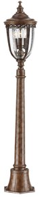 Chodníkové svietidlo English Bridle, bronz
