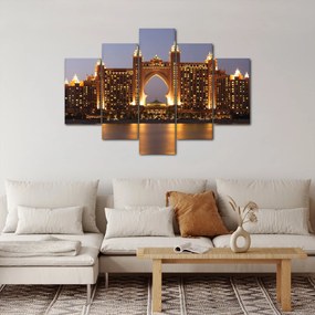 Obraz stavby v Dubaji (150x105 cm)