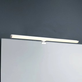 Nástenné LED svietidlo Lino, chróm/biela