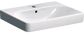 Umývadlo Geberit Smyle Square 60x48 cm  s otvorom uprostred 500.229.01.1