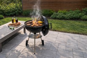 Gril na drevené uhlie BestBerg BBBQ-12B / Ø 44 cm / čierna