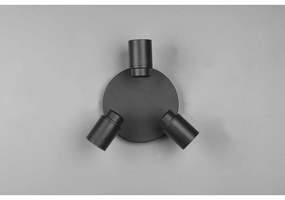 Matne čierne kovové bodové svietidlo Angelo - Trio