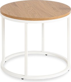 PROXIMA.store - Dizajnový konferenčný stolík CONNY FARBA: dub, FARBA NÔH: biela