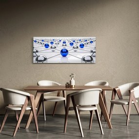 Obraz pospájaných guľou (120x50 cm)