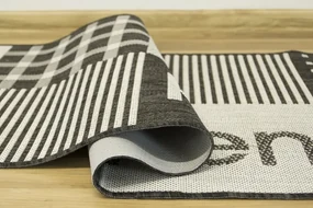 Protišmykový kuchynský koberec / behúň Flex 19053/08 tmavosivý
