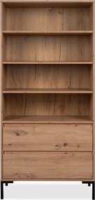 Široký regál so zásuvkami Korsika, dub artisan