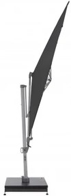 Knirps KNIRPS 320 x 320 cm - luxusný výkyvný záhradný slnečník s bočnou tyčou : Farba slnečníka - Tmavě šedá