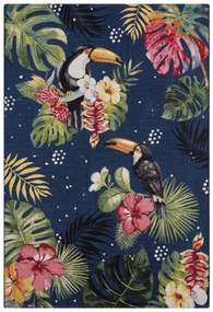 Koberec Hanse Home Flair Tropical Dream modrý / viacfarebný