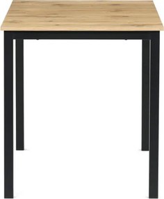 Jedálenský stôl 110x70 cm GDT-202 OAK divoký dub / čierny