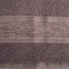 BAVLNENÝ UTERÁK KALI SADA 1KS 50X90 CM, 1KS 70X140 CM HNEDÁ