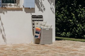 WOODYS záhradný plastový úložný box 90 L, svetlo šedá