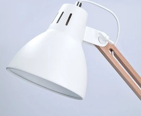 Stolová lampa Falun, E27, biela