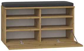 Botník (skrinka na topánky) Reclemos 1 (dub artisan). Akcia -19%. Vlastná spoľahlivá doprava až k Vám domov. 1132592