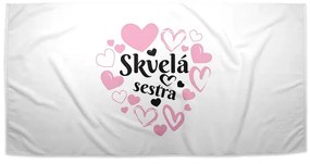 Sablio Uterák Skvelá sestra - 50x100 cm