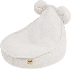 Kreslo medvedík krémový baranček