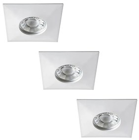 Rabalux 1080 - SADA 3x LED Kúpeľňové podhľadové svietidlo RANDY 1xLED/4W/230V hr
