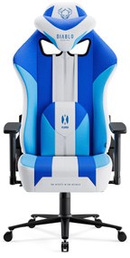 Látkové herné kreslo Diablo X-Player 2.0 Normal Size, Frost White/ bielé