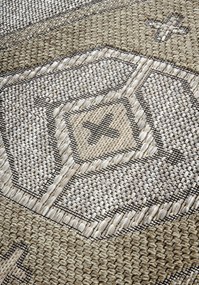 Villeroy & Boch, Kusový koberec Villeroy & Boch 106079 Brown – na von aj na doma, 155x230, hnedá, chodba / predsieň