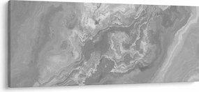 Obraz - Mramor v čiernobielej (120x50 cm)
