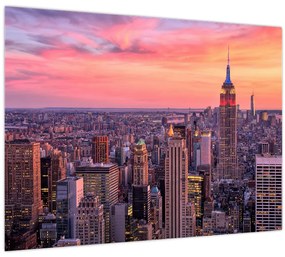 Sklenený obraz - New York (70x50 cm)
