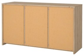 Biela/v prírodnej farbe komoda v dekore duba 149x84x48 cm Next – Tvilum