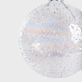 Vianočná ozdoba FJER mrazené sklo 711558