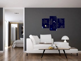 Obraz - Vesmír (90x60 cm)