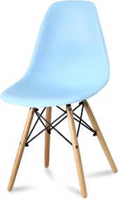 Dekorstudio Dizajnová stolička ENZO X Svetlomodrá