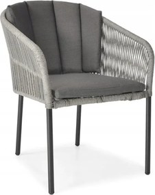 Záhradná stolička v modernom dizajne s nylonovým výpletom