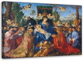 Gario Obraz na plátne Slávnosť ruženca - Albrecht Dürer, reprodukcia Rozmery: 120 x 80 cm