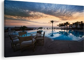 Obraz - Resort pri mori (90x60 cm)