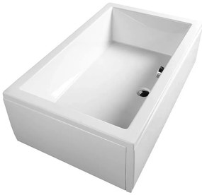Polysan Polysan, DEEP hlboká sprchová vanička obdĺžnik 100x90x26cm, biela, 72340