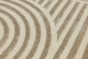 Koberec MISHA J487A tmavobéžový / béžový