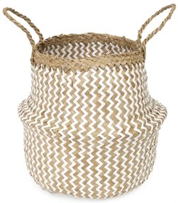 Compactor Prírodný košík z morskej trávy a papiera Belly S, skladací, 27 x 26 cm, S