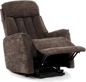 Polohovacie kreslo hnedé, elektrické TV-H9727 BR2