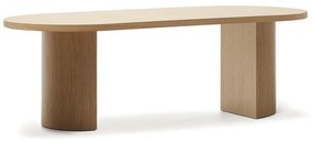 Jedálenský stôl v dekore duba 100x240 cm Nealy – Kave Home
