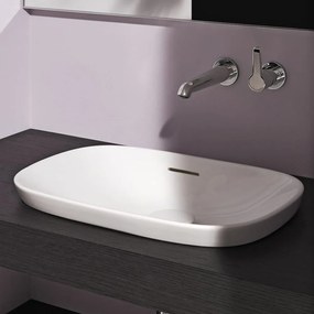 LAUFEN Ino oválne zápustné umývadlo bez otvoru, s prepadom, 500 x 365 mm, biela, H8173020001091