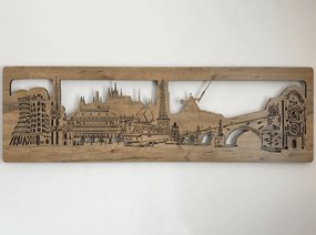 Podsvietený obraz Praha