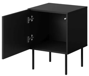Sada 2 ks nočních stolků Palazzo černá