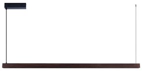 Immax NEO 07302L-LED stmievateľný luster na lanku MADEIRA 44W/230V Wi-Fi Tuya 202 cm orech