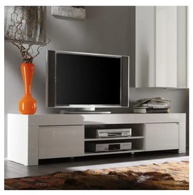 Televízny stolík FINERA biely