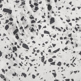 Biely betónový odkladací stolík Kave Home Jenell, ⌀ 35 cm