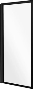 Besco Vaňová zástena ENZO BLACK 70140 (70x140 cm | Transparent)