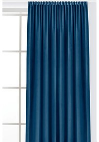 Modrý zamatový dimout záves 265x250 cm Velto – Filumi