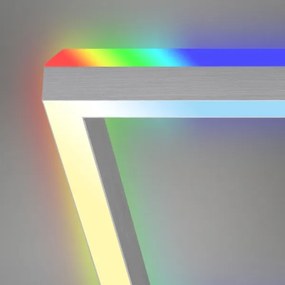 Brilo - LED RGBW Stmievateľný prisadený luster FRAME 2xLED/17W/230V 2700-6500K+ DO