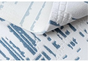 Luxusný kusový koberec akryl Ilona smotanovo modrý 80x150cm
