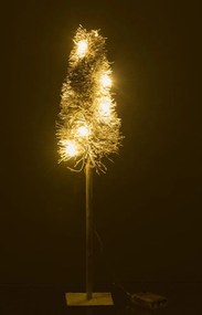 Vianočný zasnežený stromček s Led svetielkami Branch M - 13*13*58 cm