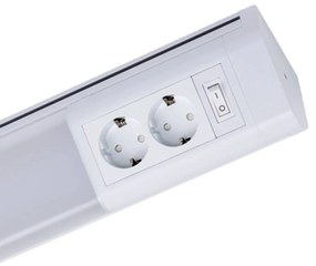 Nábytkové nadstavbové LED Melo Plug dico, biele